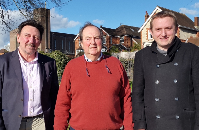 Salisbury City Councillors Kevin Daley, Charles Rogers & Dr Mark McClelland 